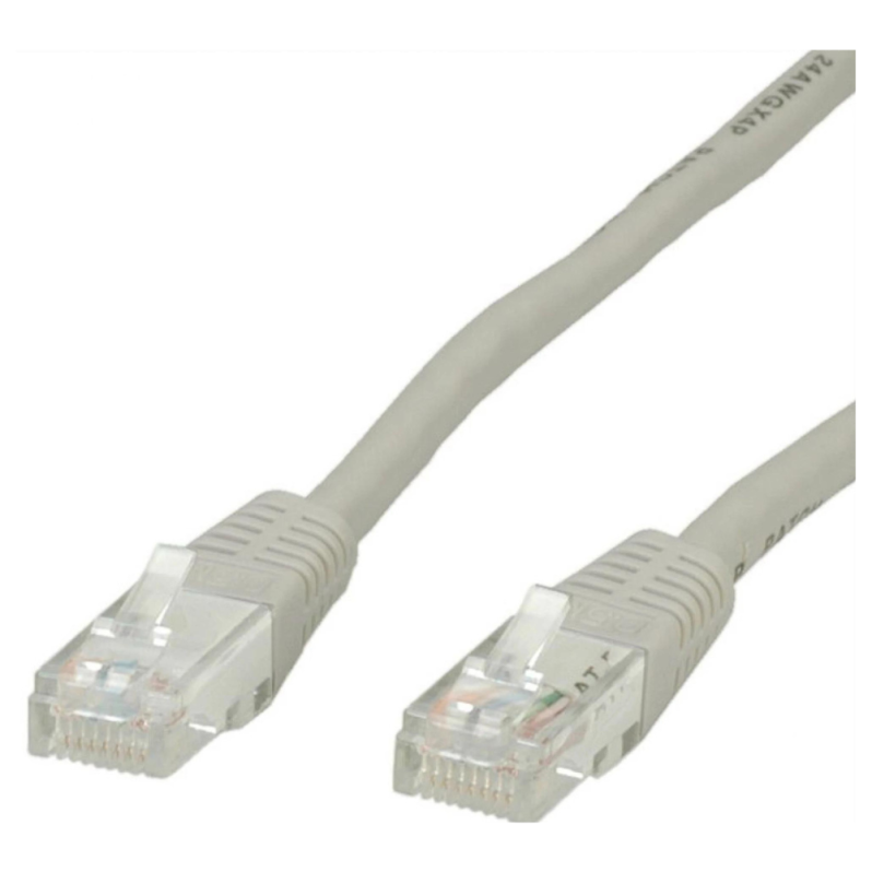 Cablu de retea RJ45 Mycon UTP, Cat.6, 3 m, gri