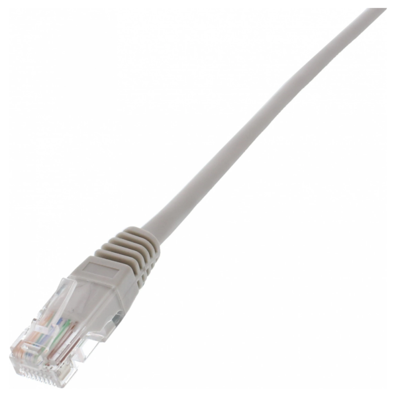 Patch cord UTP RJ45, CAT.5E, 0.25 m, gri