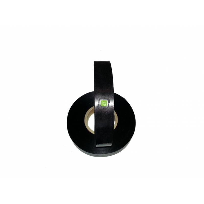 Schwarzes Satinband für Etikettierung 20 mm, 200 m