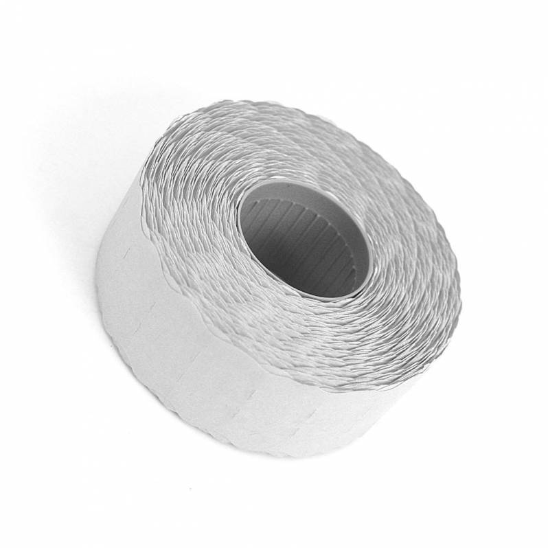Preisetiketten ZINTA 26x12 abgerundet, weiß