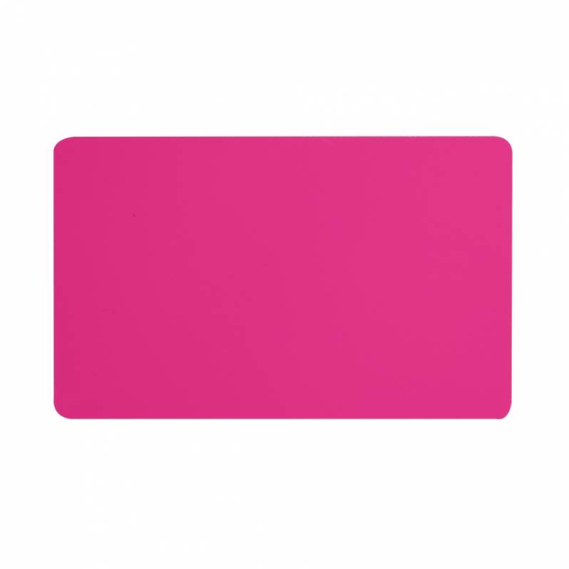 Card PVC CR80, fuchsia