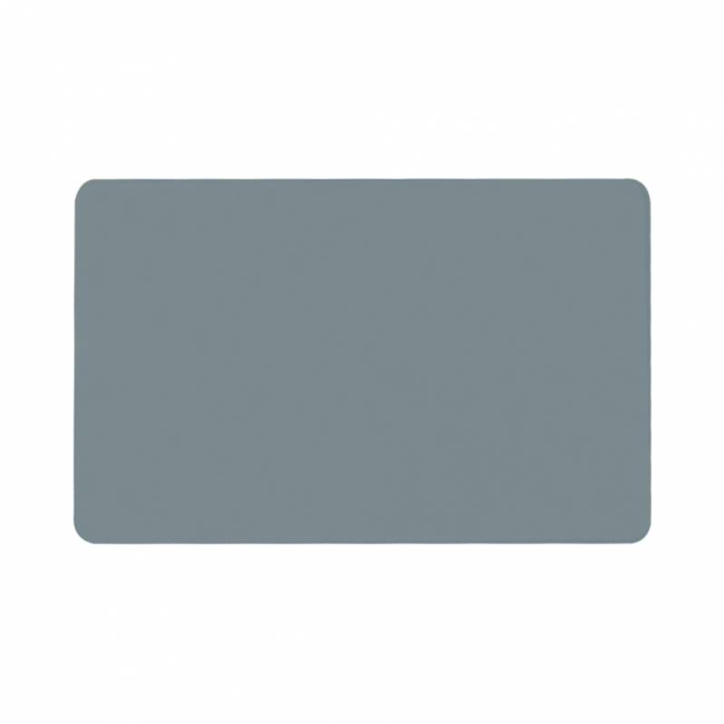 Card PVC CR80, argintiu
