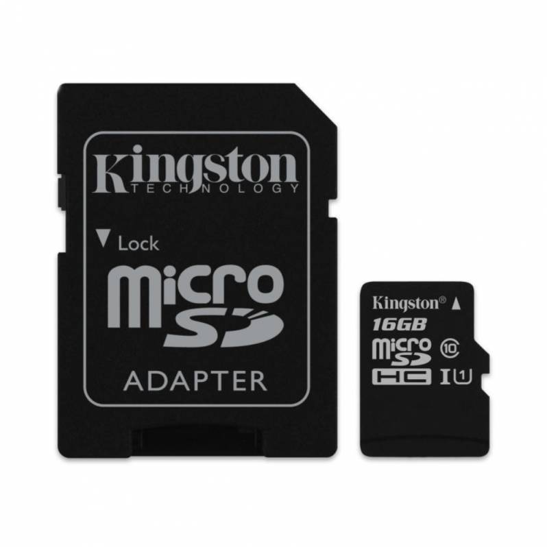 Card de memorie Kingston MicroSDHC, Class 10, 16GB