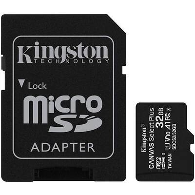 Card de memorie Kingston MicroSDHC, Class 10, 32GB