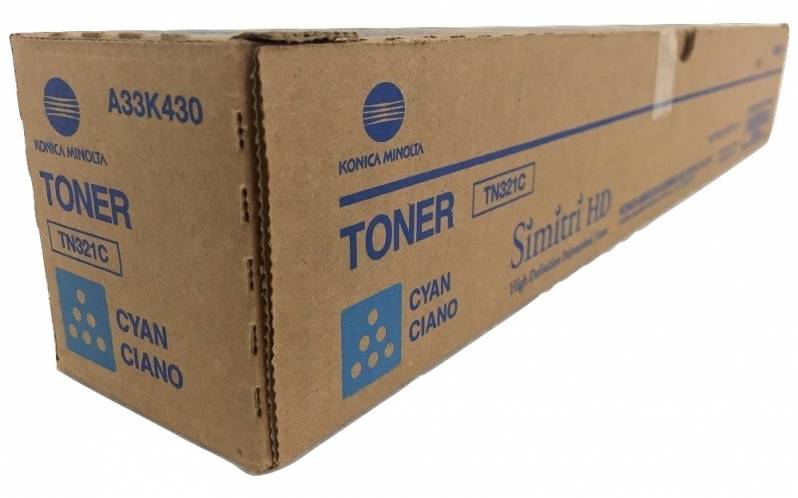 Cartus toner Konica Minolta TN321C, cyan
