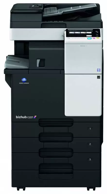 Multifunctional laser monocrom A3 Konica Minolta Bizhub 227+ADF+