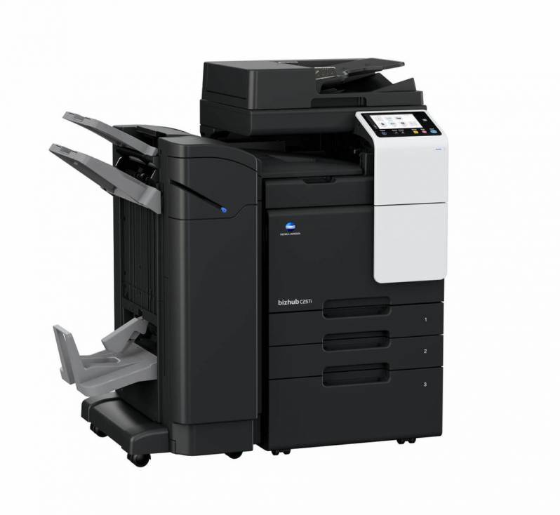 Multifunktionaler Laserfarbdrucker A3 Konica Minolta Bizhub C257i+ADF(DF-633)+Schrank(DK-518X)+Tonerset