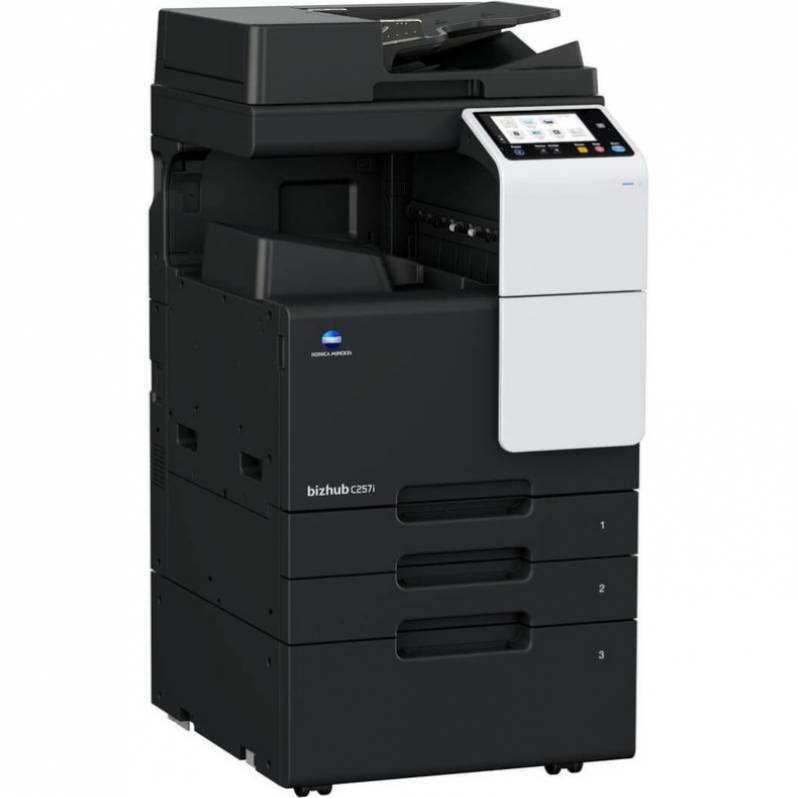 Multifunktionaler Laserfarbdrucker A3 Konica Minolta Bizhub C257i+ADF(DF-633)+Schrank(DK-518X)+Tonerset