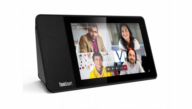 Tableta Lenovo ThinkSmart View, 8", 10-point Multi-touch, 2GB LPDDR3, 8GB eMMC, Wi-Fi, negru