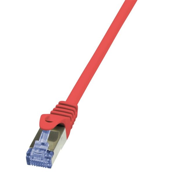 Patch cord SFTP Logilink, Cat 6a, 0.25m, rosu