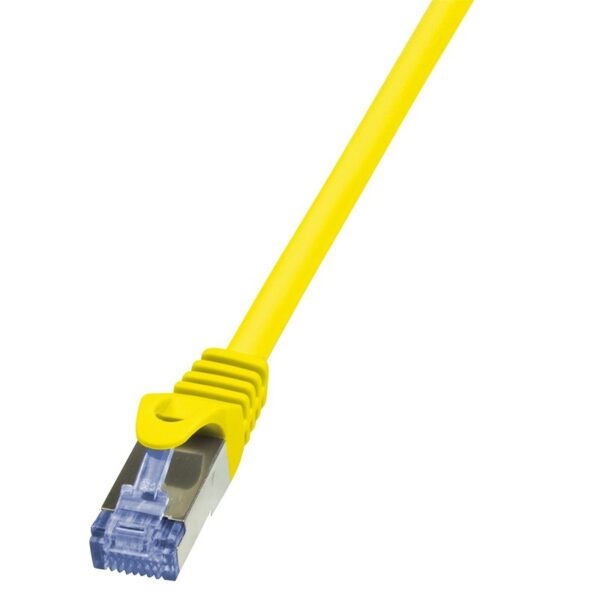 Patch cord SFTP Logilink, Cat 6a, 0.25m, galben