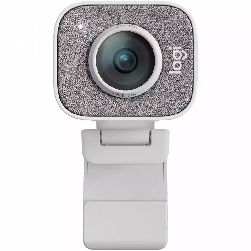 Camera web Logitech StreamCam, USB-C, alba, webcam