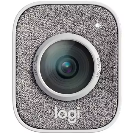 Camera web Logitech StreamCam, USB-C, alba, webcam