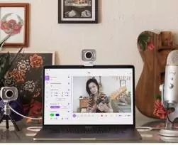 Camera web Logitech StreamCam, USB-C, alba, webcam