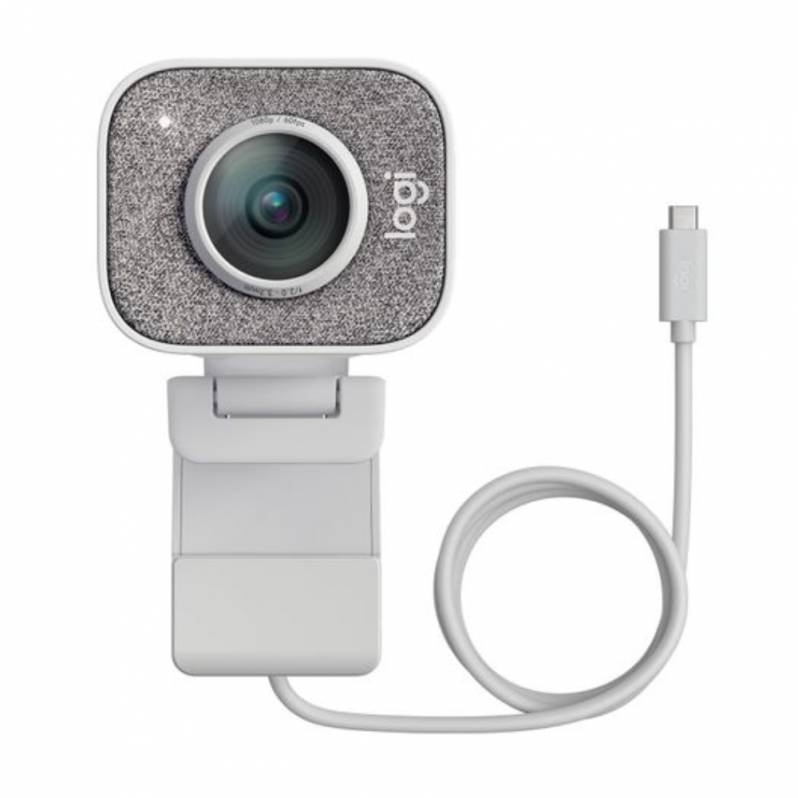 Camera web Logitech StreamCam, USB-C, alba, webcam