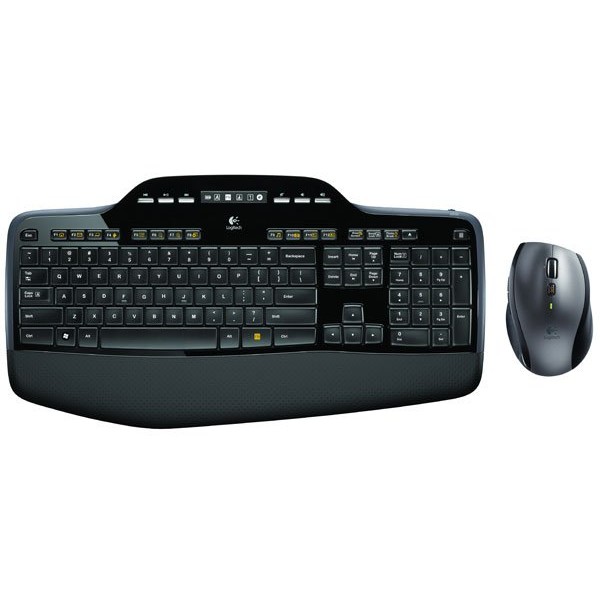 Kit tastatura si mouse wireless Logitech MK710, negru