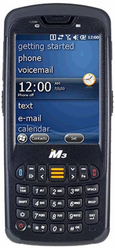 Terminal mobil M3 BK10, laser, 1D, 34 taste, ext. bat.