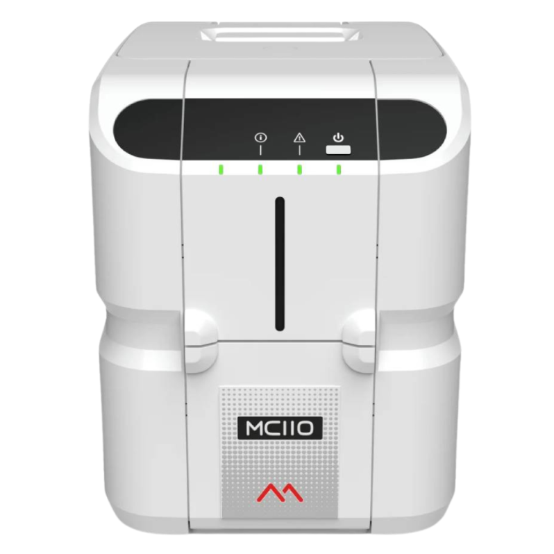 Imprimanta de carduri Matica MC110, dual side, USB, alb