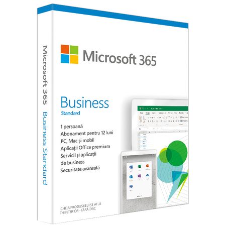 Licenta Cloud Retail Microsoft 365 Business Standard Subscriptie 1 an, ESD, All Language