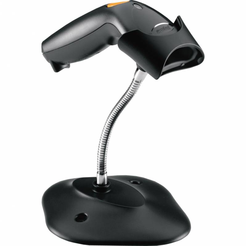 Cititor coduri de bare Motorola Symbol LS1203, RS232, stand, negru