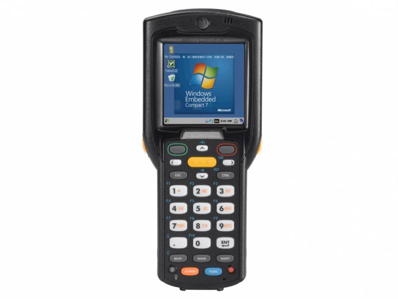 Terminal mobil Motorola Symbol MC3200 Premium, Straight Shooter, 2D, bat. ext., 28 taste