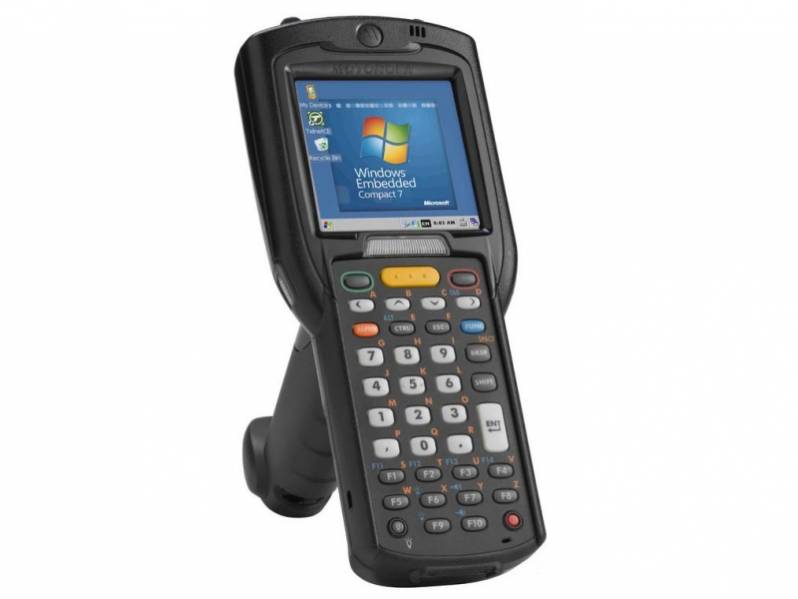 Terminal mobil Motorola Symbol MC3200, Gun, 1D, bat. ext., 38 taste