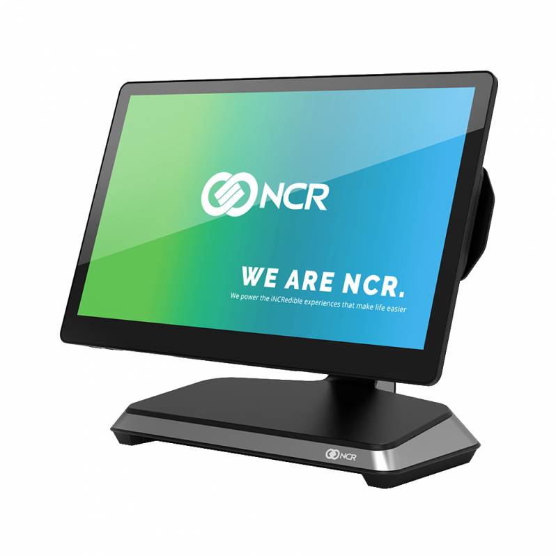 Sistem POS touchscreen NCR CX7, 15.6 inch, 120GB SSD, Windows 10 IoT, Intel Celeron