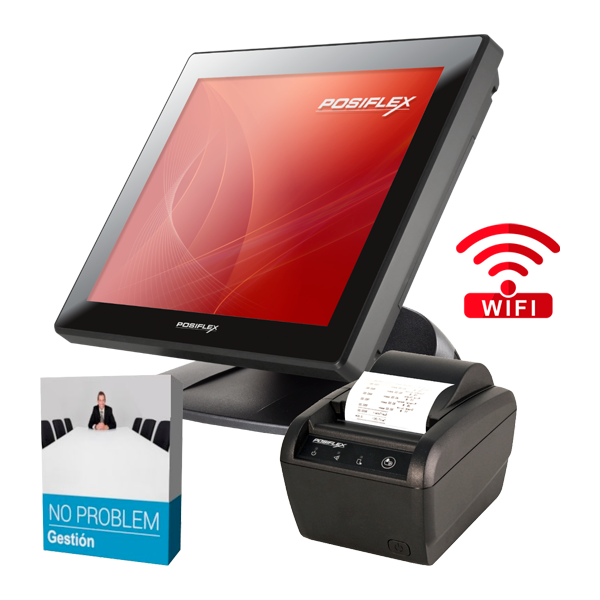 Sistem complet de vanzare: POS PS3615GNM128W14, imprimanta PP-8803EN, Dongle Wifi USB, Curs formare de 2 ore, Software Gestiune NO PROBLEM