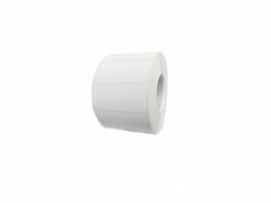 Weiße Kunststoffetiketten ZINTA 70x30mm, 1000 Stk./Rolle
