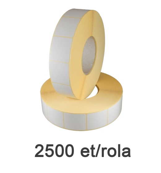 Rola etichete semilucioase ZINTA 30x60mm, 2500 et./rola