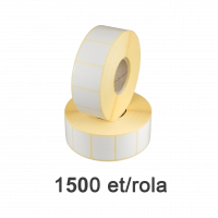 Rola etichete semilucioase ZINTA 38x25mm, 1500 et./rola
