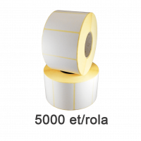 Rola etichete semilucioase ZINTA 40x20mm, 5000 et./rola
