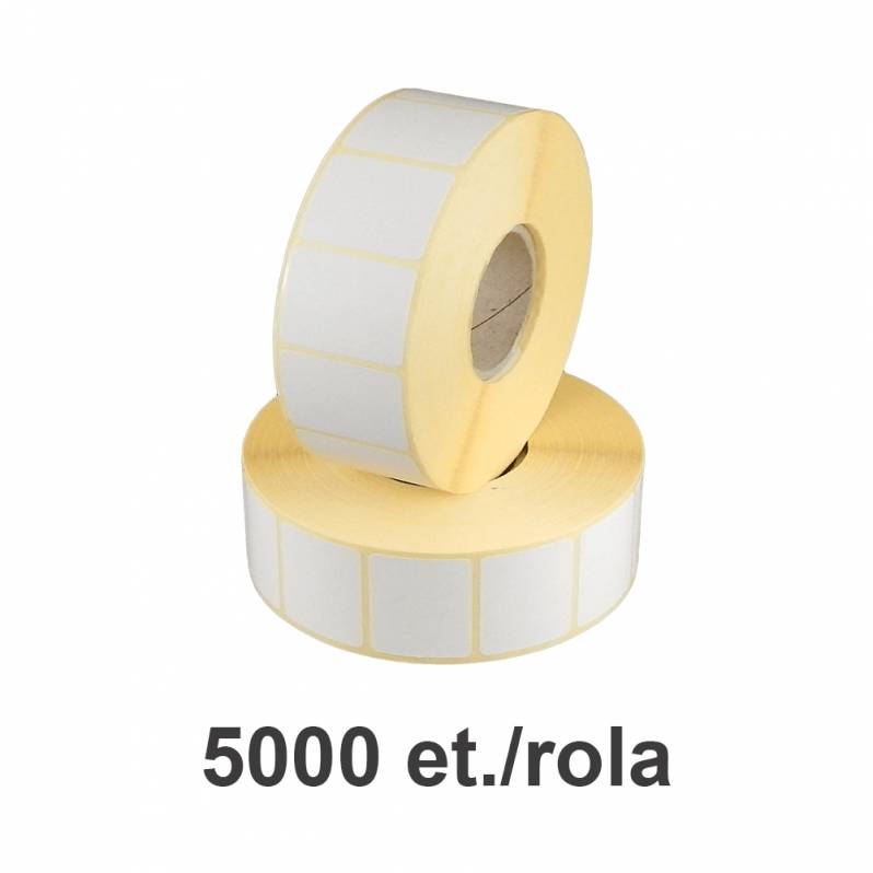 Rola etichete semilucioase ZINTA 50x20mm, 5000 et./rola