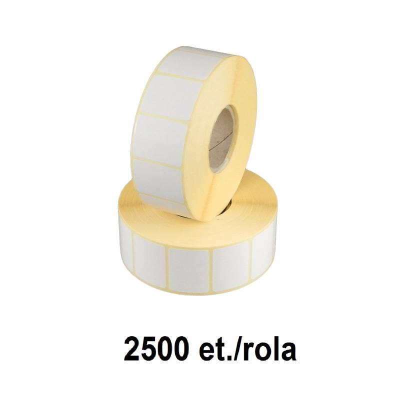 Rola etichete plastic 24x15mm, 2500 et./rola