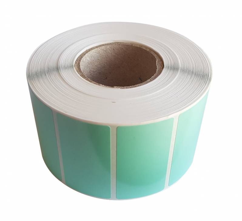 Rola etichete de plastic ZINTA PANTONE 571, 50x26mm, 1420 et./rola