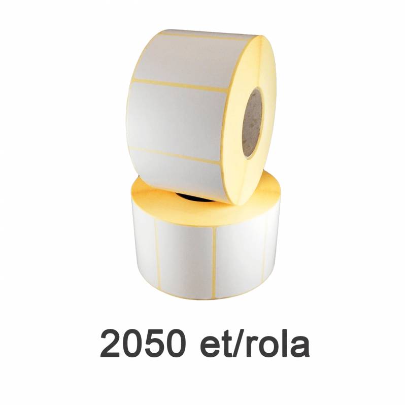 Rola etichete semilucioase ZINTA detasabile 100x70mm, 2050 et./rola