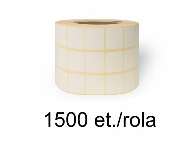 Rola etichete termice ZINTA 33x30mm, 1500 et./rola, 3et./rand