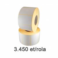 Rouleau d'étiquettes thermiques ZINTA 70x40mm, 3450 pcs/rouleau