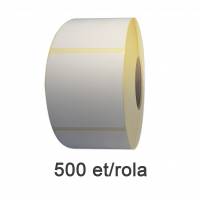 Rolle halbglänzender ZINTA Etiketten 58x93mm, 500 Etiketten/Rolle