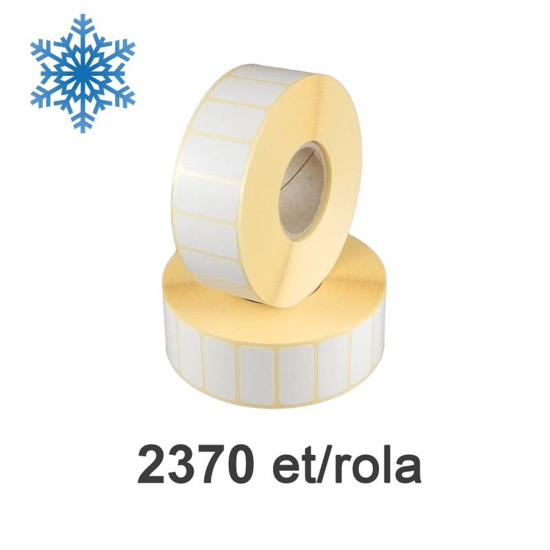 Rola etichete termice ZINTA 25x15mm, pentru congelate, Top Thermal, 2370 et./rola