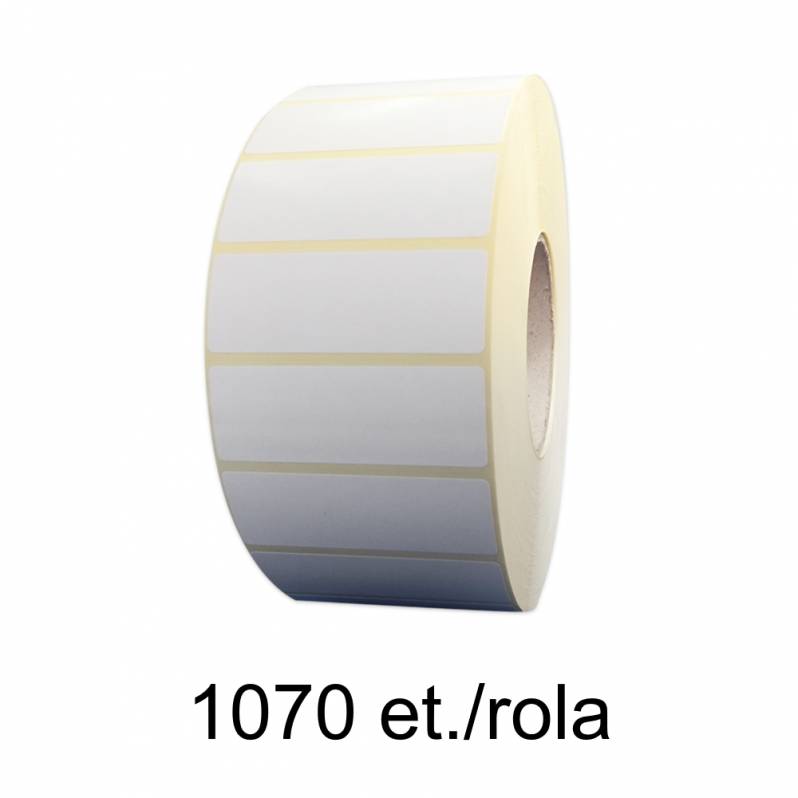 Rola etichete semilucioase ZINTA 80x30mm, 1070 et./rola