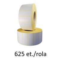 Rouleau d’étiquettes thermiques ZINTA 47x62 mm, 625 pcs/roll