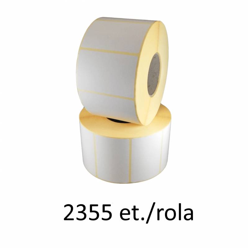 Rola etichete semilucioase ZINTA 60x60mm, 2355 et./rola