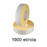 Bobine d'étiquettes thermiques ZINTA 40x45mm, Top Thermal, 1000 pcs./bobine