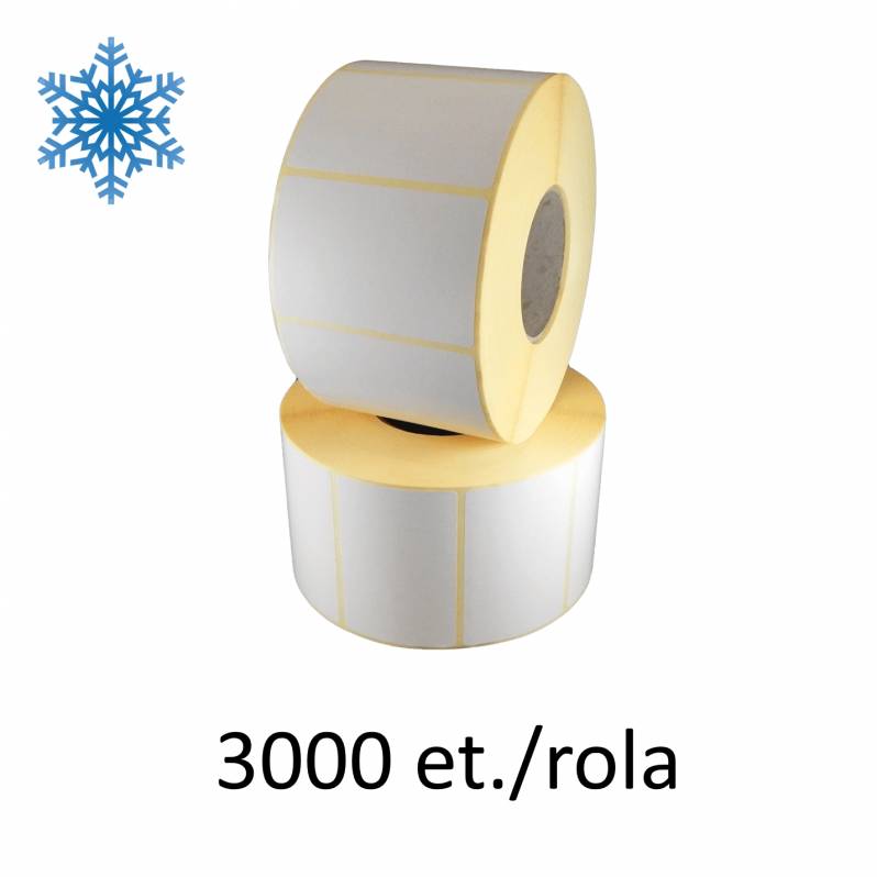 Rola etichete termice ZINTA 58x43mm, pentru congelate, Top Thermal, 3000 et./rola