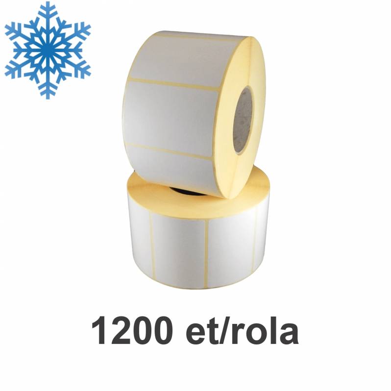 Rola etichete termice ZINTA 50x40mm, pentru congelate, 1200 et./rola