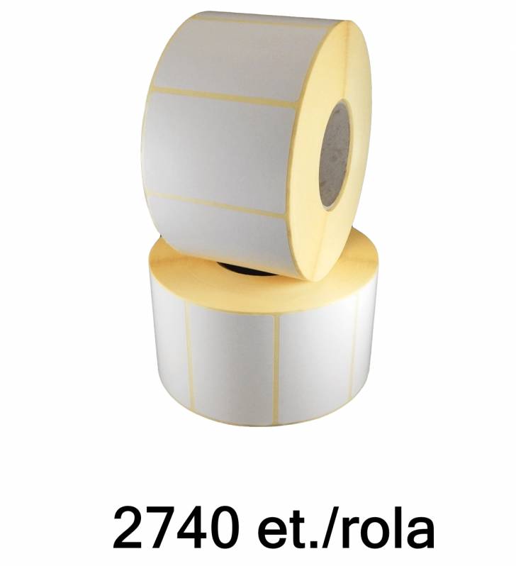 Rola etichete semilucioase ZINTA 58x52mm, 2740 et./rola