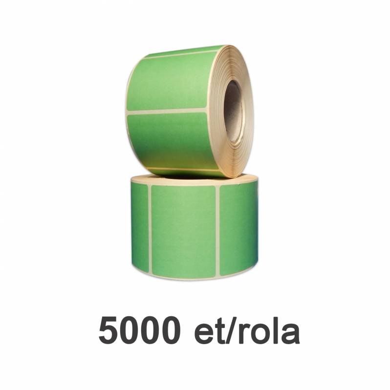 Rola etichete semilucioase ZINTA Pantone 541, 40x20mm, 14.650 et./rola
