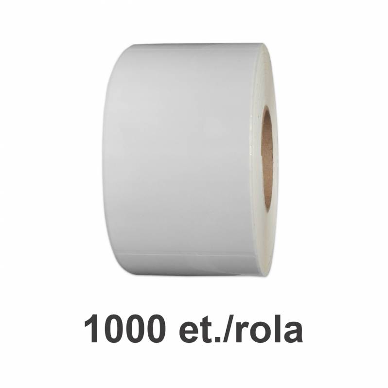 Rola etichete de plastic ZINTA albe 100x210mm, 1000 et./rola