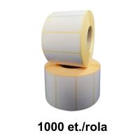 Etikettenrolle für Thermodruck ZINTA 55x25mm, 1000 Etiketten/Rolle